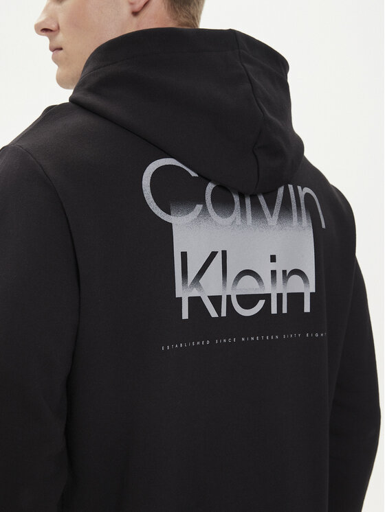 Calvin Klein Calvin Klein Μπλούζα Enlarged Back Logo K10K113079 Μαύρο Regular Fit