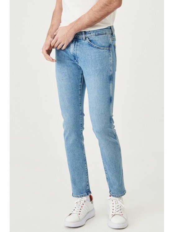 Wrangler Wrangler Jeansy BRYSON Niebieski Skinny Fit