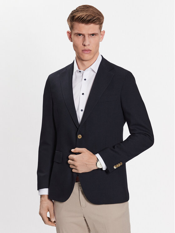 Oscar Jacobson Сако Egel 3154 7329 Тъмносин Regular Fit