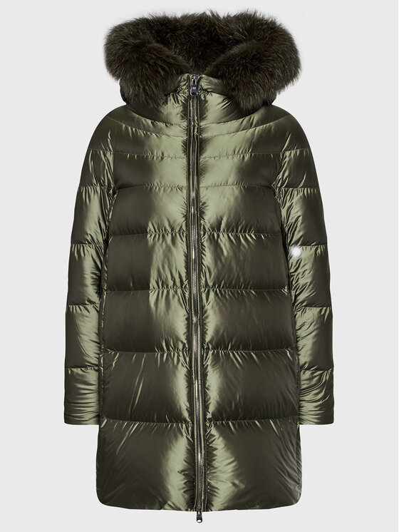 Hetregó Hetregó Пуховик Hanna 8M602F 22WD02 Зелений Regular Fit