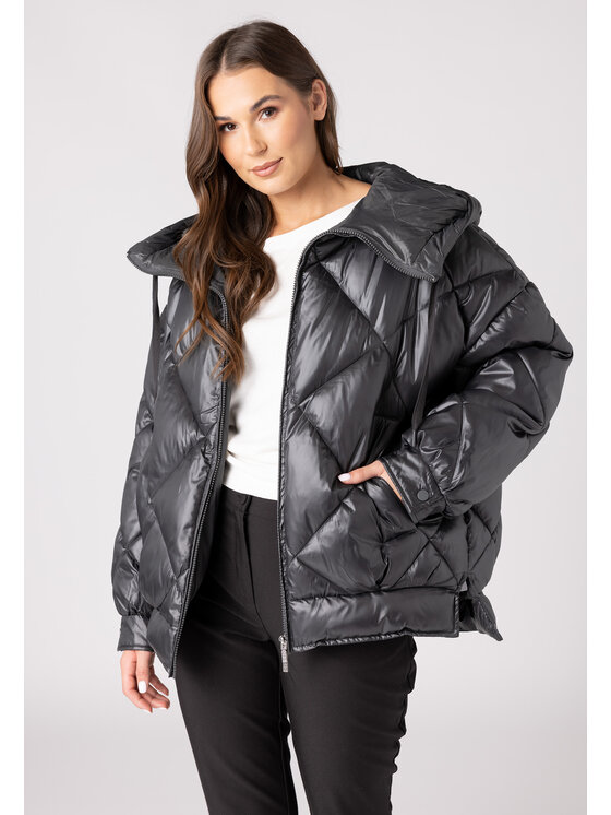 QUIOSQUE QUIOSQUE Zimní bunda QUIOSQUE 9VS008202 Šedá Regular Fit