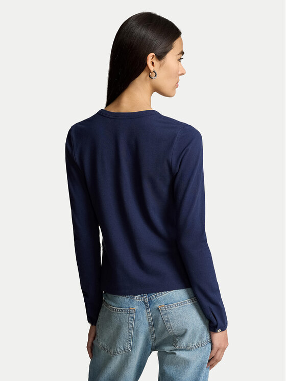Polo Ralph Lauren Polo Ralph Lauren Kardigāns 211941175003 Tumši zils Slim Fit