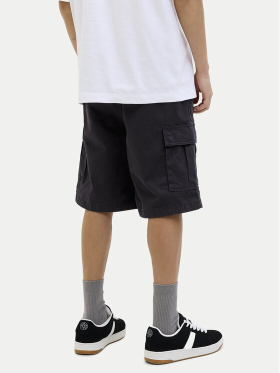Jack & Jones Jack & Jones Pantalon scurți din material Karl 12269374 Negru Loose Fit
