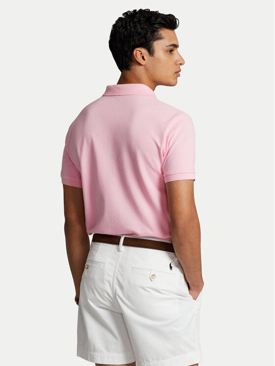 Polo Ralph Lauren Polo Ralph Lauren Polo marškinėliai Core Replen 710782592 Rožinė Custom Slim Fit