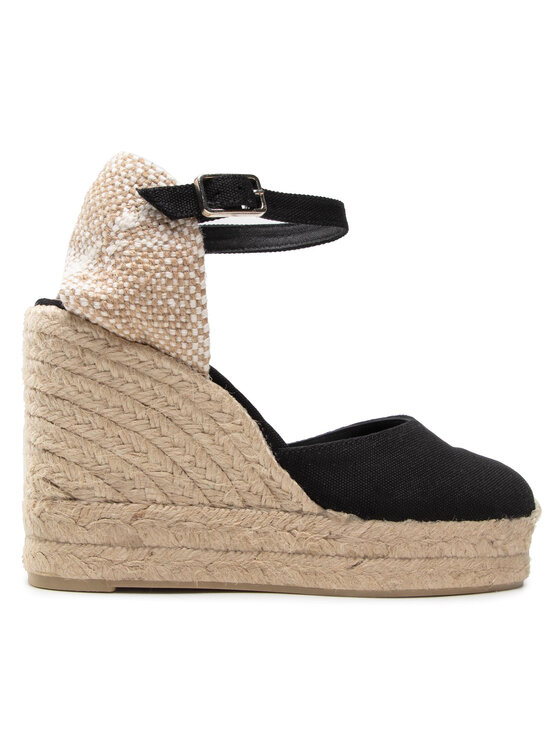 Castañer Castañer Espadrile Carol/8ED/001 020975-100 Negru