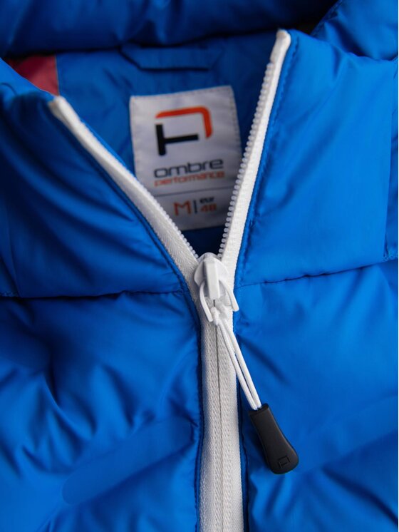 Ombre Ombre Kurtka zimowa OM-JALP-0206 Kolorowy Active Fit