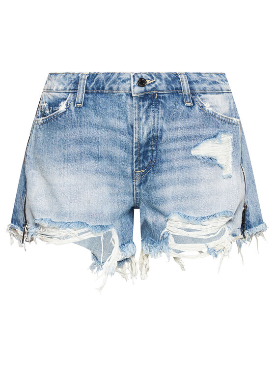 Guess Guess Джинсові шорти W1GD70 D3P32 Голубий Relaxed Fit