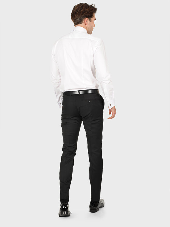 Evenemen Evenemen Koszula Punto Twill 2 Biały Slim Fit