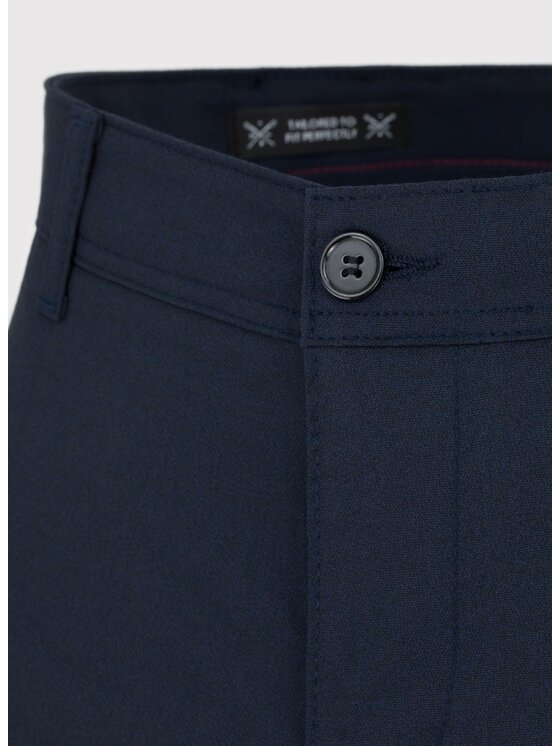 Pako Lorente Pako Lorente Spodnie materiałowe P25SF-WX-009 Granatowy Slim Fit