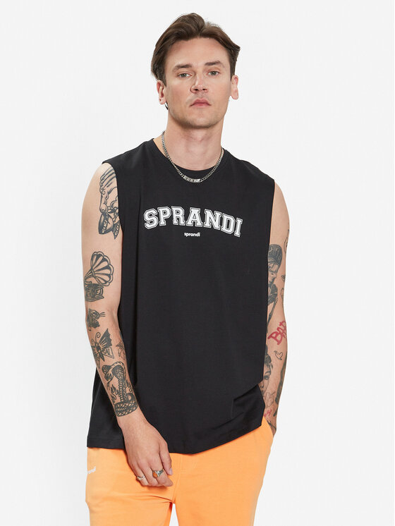 Sprandi Tank Top SP3-TPM012 Crna Regular Fit