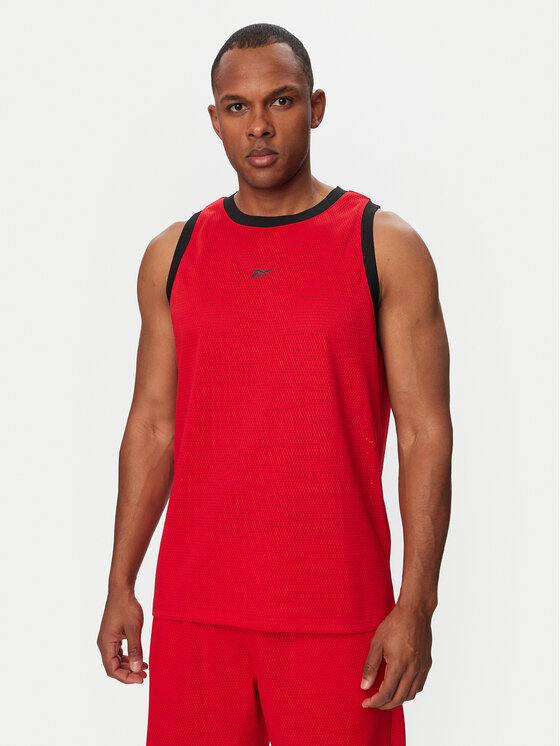 Reebok Reebok Tank top Michał RK25880CCM Czerwony Regular Fit