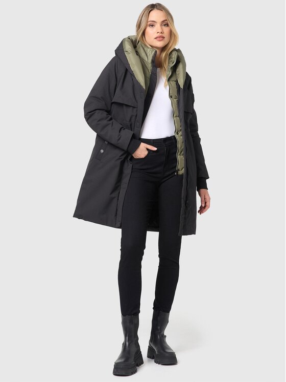 Navahoo Navahoo Kurtka zimowa Snowelf Czarny Regular Fit