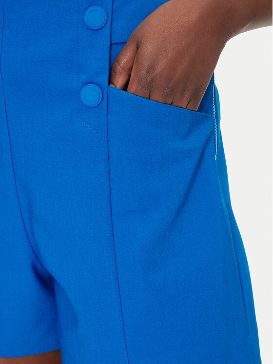 Morgan Morgan Pantaloncini di tessuto 251-SHEON Blu Straight Fit
