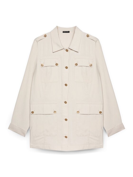 Fiorella Rubino Fiorella Rubino Camicia 5040T001266N002 Écru Regular Fit