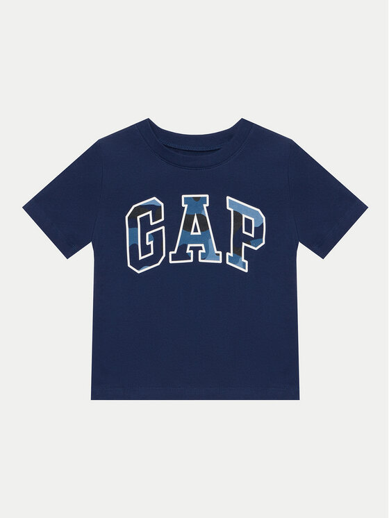 Gap T-krekls 459557 Zils Regular Fit