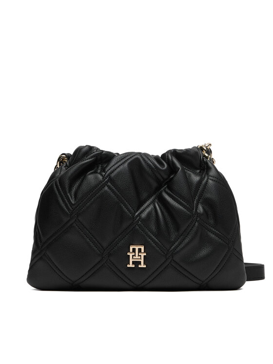 Tommy Hilfiger Tommy Hilfiger Дамска чанта Th Feminine Mini Crossover AW0AW18718 Черен