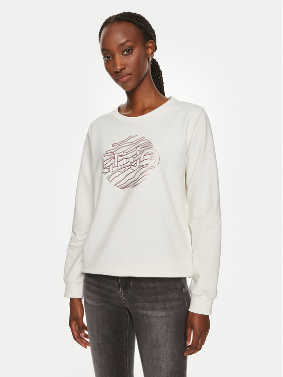 Liu Jo Sport Liu Jo Sport Sweatshirt TF4146 FS090 Weiß Regular Fit