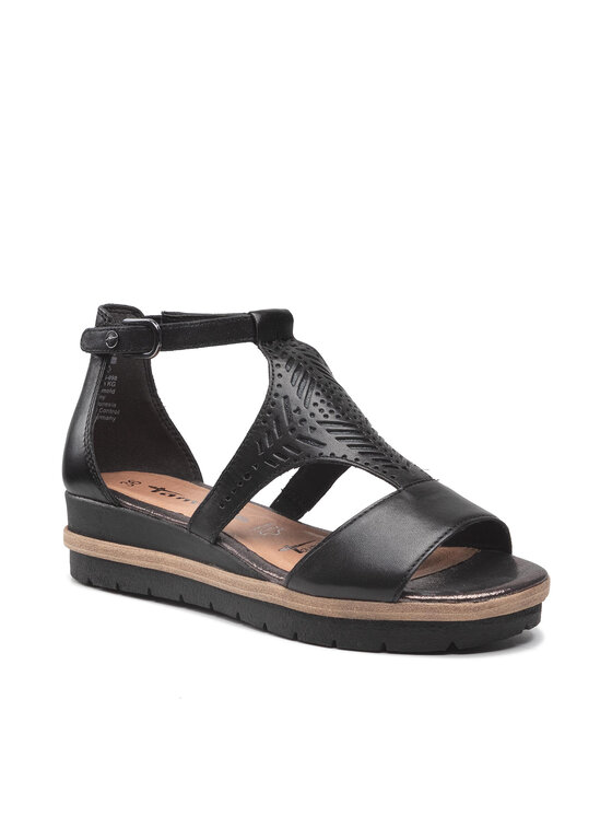 Tamaris Sandalen 1-28228-26 Schwarz • Modivo.de