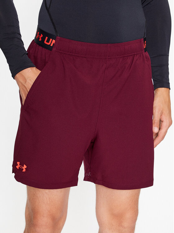 Under Armour Under Armour Szorty sportowe Ua Vanish Woven 6In Shorts 1373718 Bordowy Fitted Fit