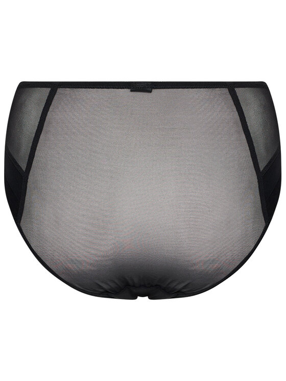 Chantal Thomass Chantal Thomass Klassischer Damenslip mit hoher Taille Encen's Moi T00440 Schwarz