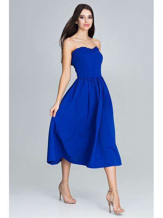 FIGL FIGLFIGL Vestito M602 Blu Regular Fit
