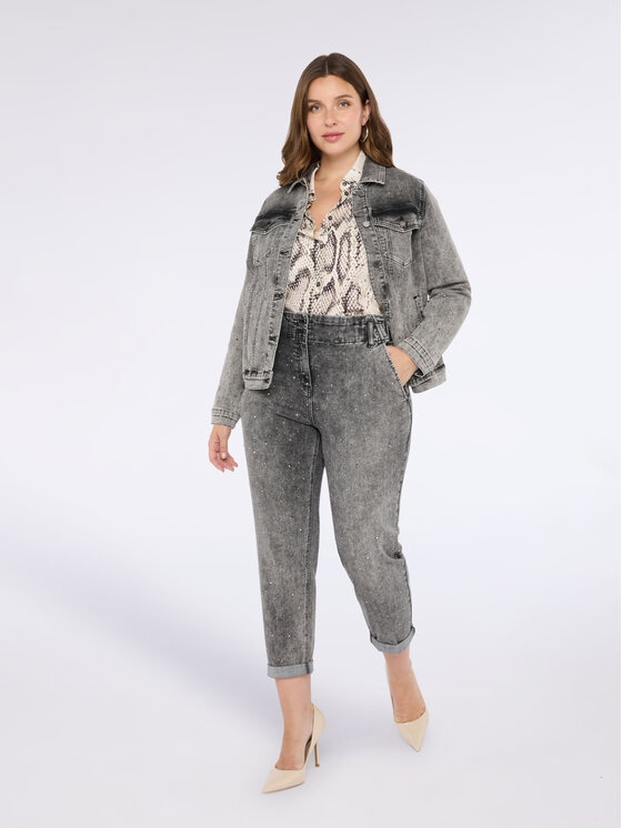 Fiorella Rubino Fiorella Rubino Kurtka outdoor R704T001218N013 Szary Regular Fit