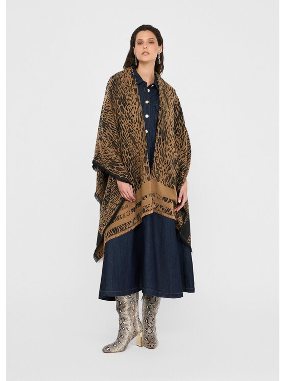 Liu Jo Liu Jo Poncho 2F5032T0300S19E1 Marrone Regular Fit