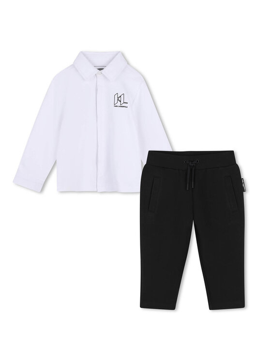 Karl Lagerfeld Kids Karl Lagerfeld Kids Набір для малюків Z31486 S Білий Regular Fit