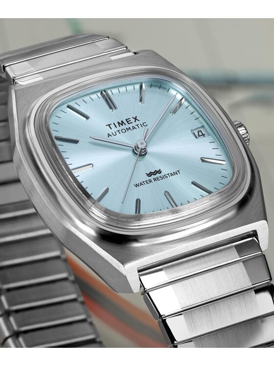 Timex Timex Zegarek TW2Y66700 Srebrny