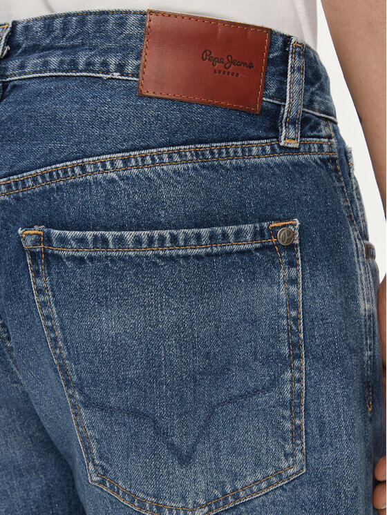 Pepe Jeans Pepe Jeans Jeansy PM207392 Niebieski Tapered Fit