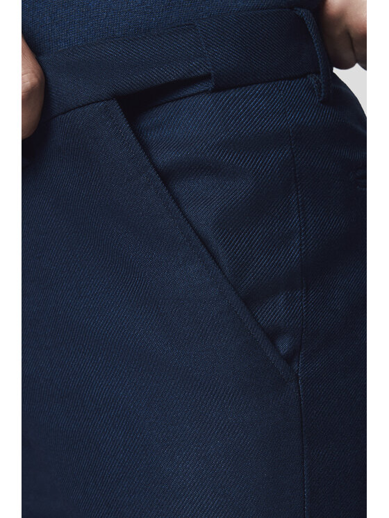 Lancerto Lancerto Spodnie materiałowe Umberto SP131224000001 Granatowy Slim Fit