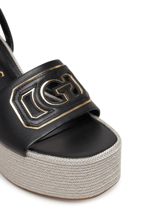 Guess Guess Espadrilky FLJTAN LEA04 Čierna