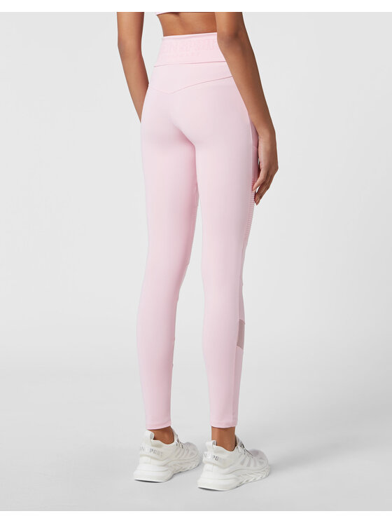 Plein Sport Plein Sport Legginsy 1481 Różowy Active Fit