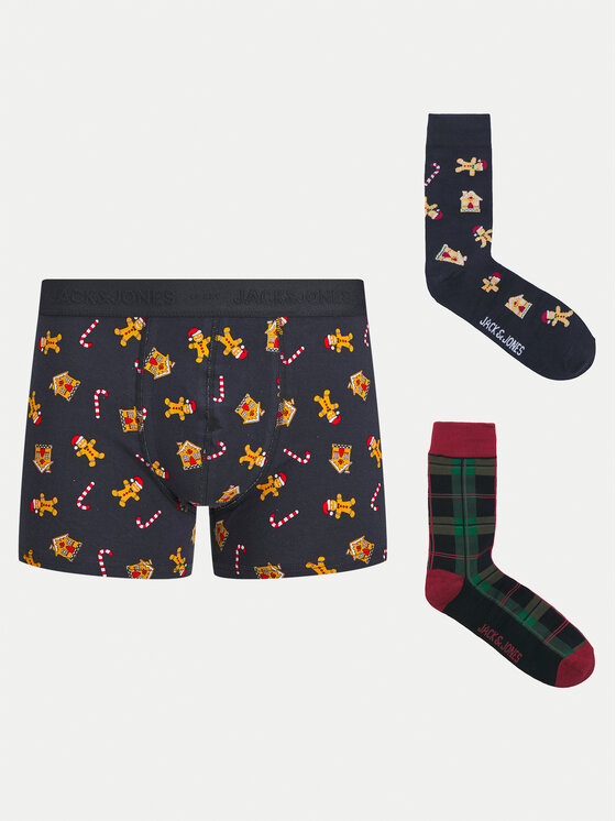 Jack&Jones Completo intimo Xmas 12266765 Blu scuro, taglia : L