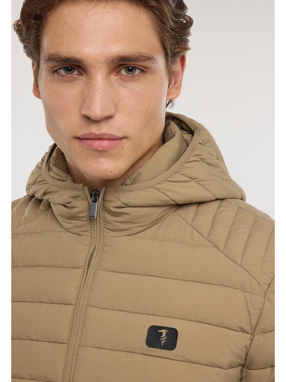 Trussardi Trussardi Kurtka puchowa F004M000009N041 Kremowy Regular Fit