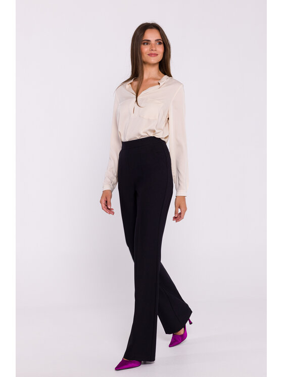 Stylove Stylove Bavlnené nohavice S371 Čierna Ladies Fit