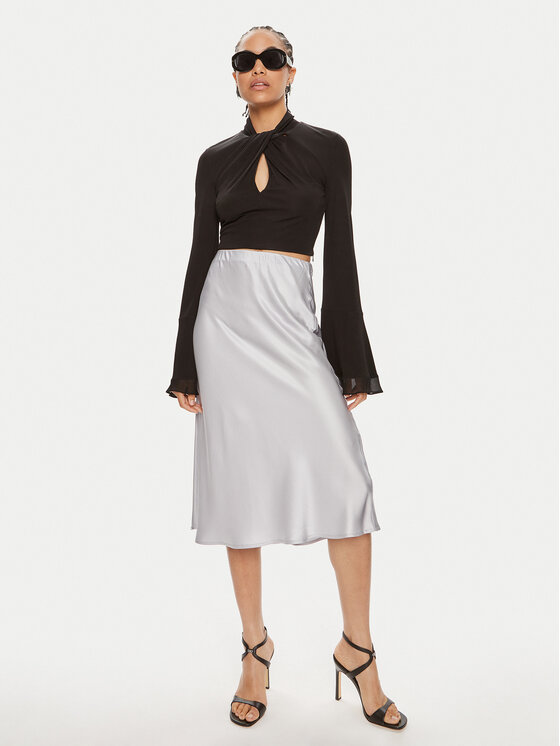 ViCOLO ViCOLO Midi krilo TB0340 Siva Regular Fit