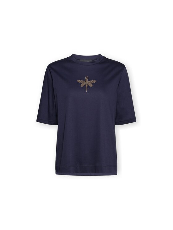 Elena Mirò Elena Mirò T-Shirt G053Z000704N0H4 Niebieski Boxy Fit