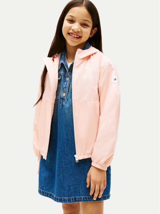 Tommy Hilfiger Tommy Hilfiger Giacca a vento Essential KG0KG08580 Rosa Regular Fit