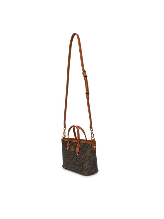 Tommy Hilfiger Tommy Hilfiger Kabelka Th Monoplay Mini Tote Le AW0AW18848 Černá