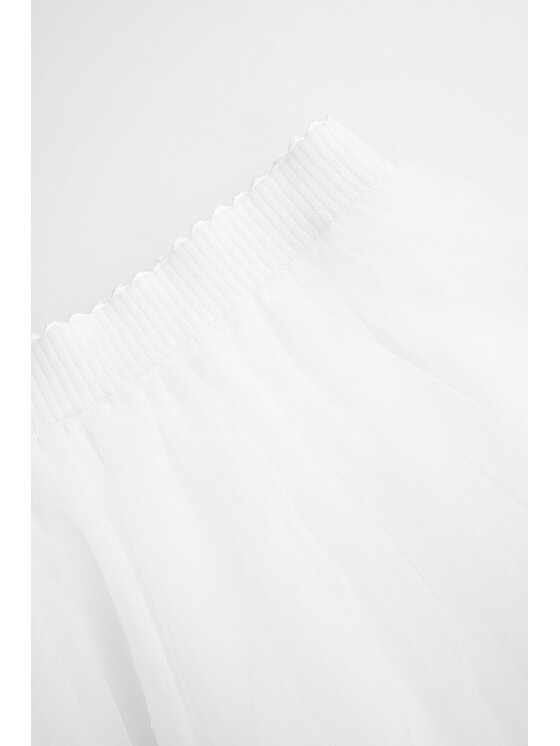 Coccodrillo Coccodrillo Sukňa WC5124205EJG-001 Biela Regular Fit