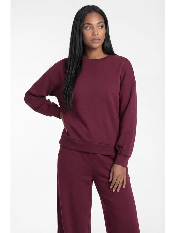 FIGL FIGL Φόρμα M1330 Μπορντό Straight Fit