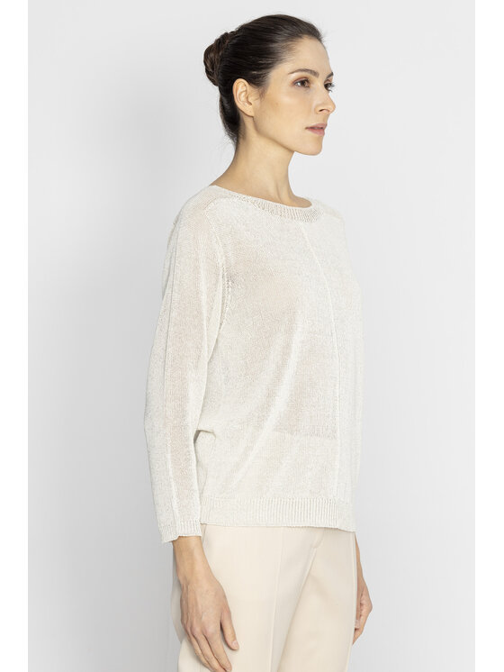 Deni Cler Milano Deni Cler Milano Sweter T-DC-S411-E2-10-12-1 Beżowy Regular Fit