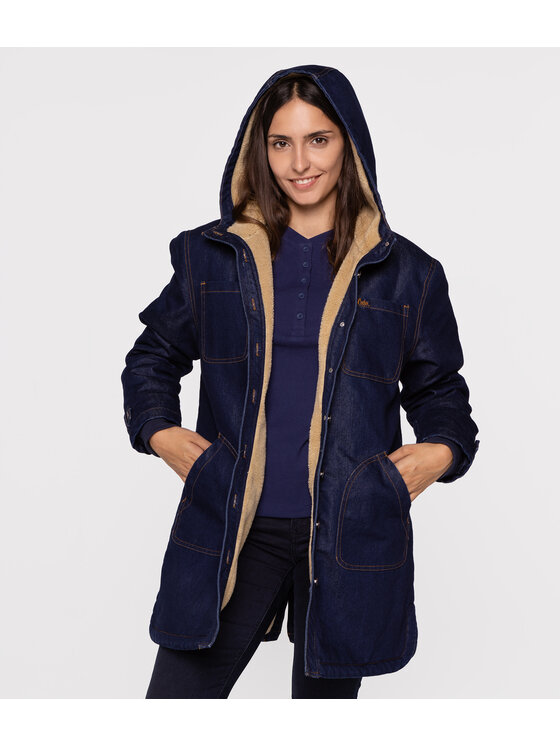 Lee Cooper Lee Cooper Kurtka zimowa DAGMA Granatowy Regular Fit