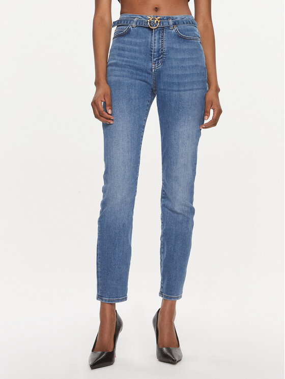 PINKO Pinko Traperice Susan Skinny. 100161 A1MP Plava Skinny Fit