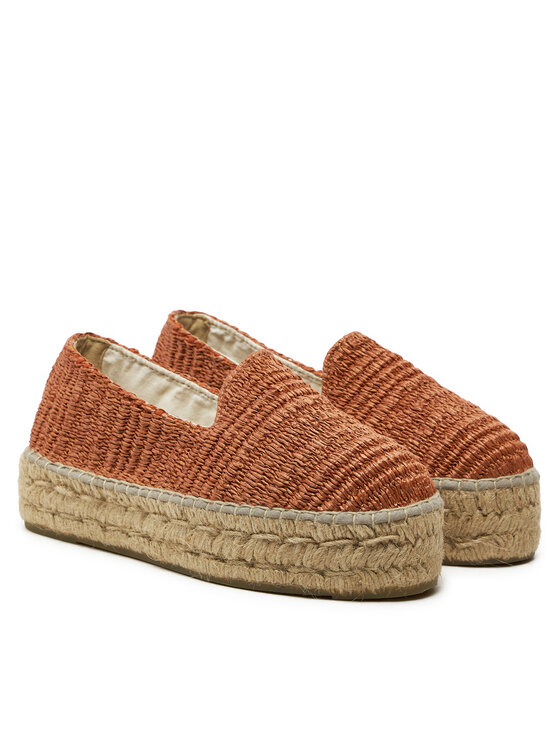 Manebi Manebi Espadrile Yucatan Double Sole Espadrilles G 0.9 D0 Portocaliu