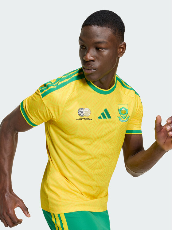 adidas adidas Koszulka techniczna South Africa 26 Home Jersey Żółty Slim Fit