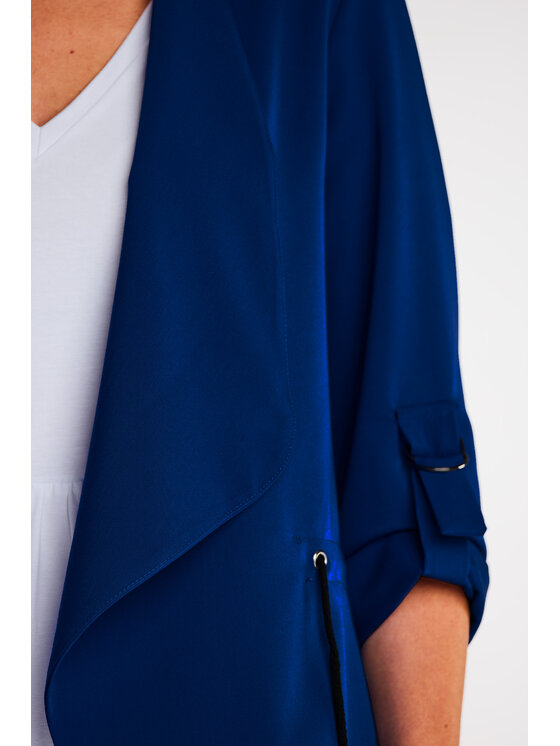 Awama Awama Marynarka A335 Granatowy Basic Fit