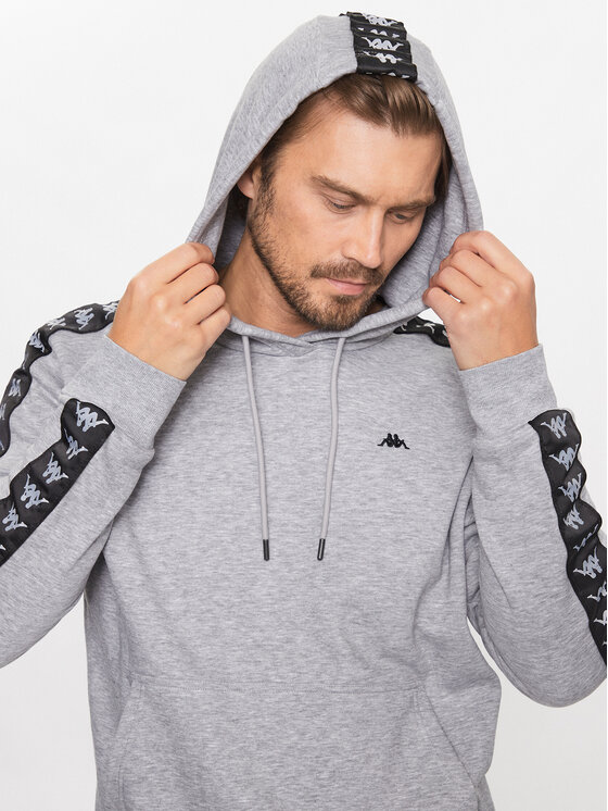 Kappa Kappa Суитшърт 312009 Сив Regular Fit