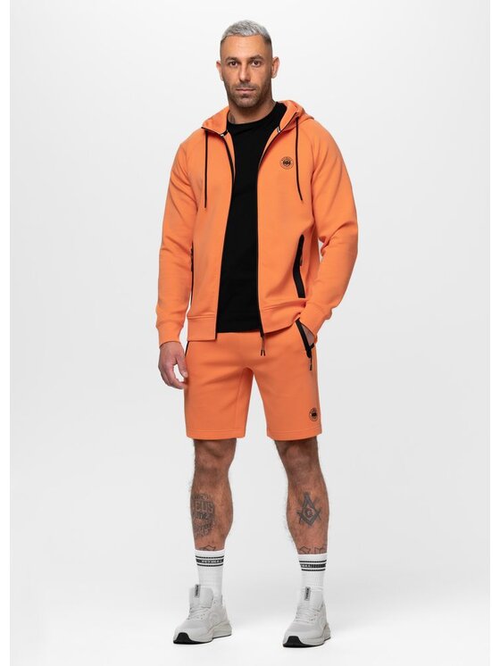 PITBULL PITBULL Bluza DOGWOOD Pomarańczowy Regular Fit